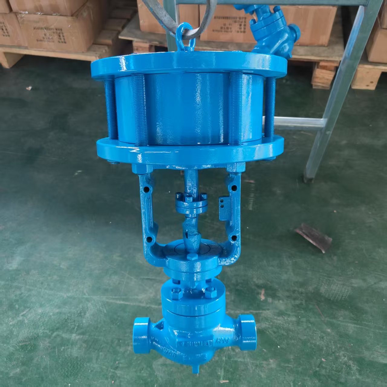 Pneumatic Piston Actuator Operated Globe Control Valve