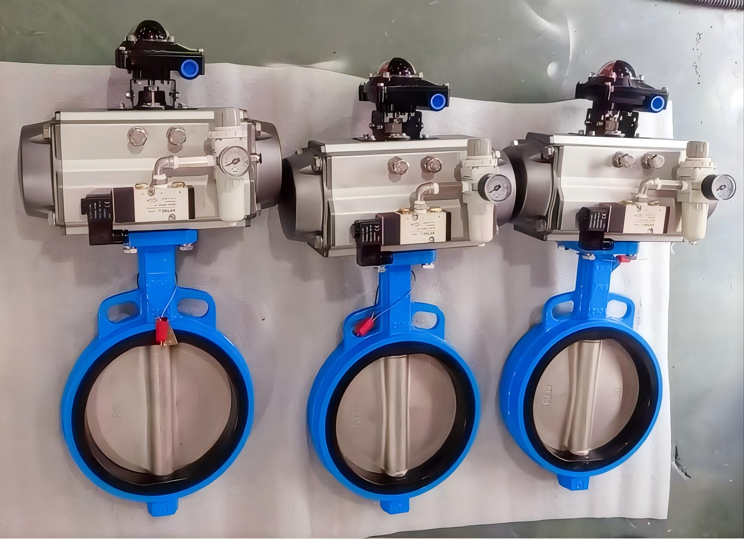 Pneumatic Rubber Lined Butterfly Valves