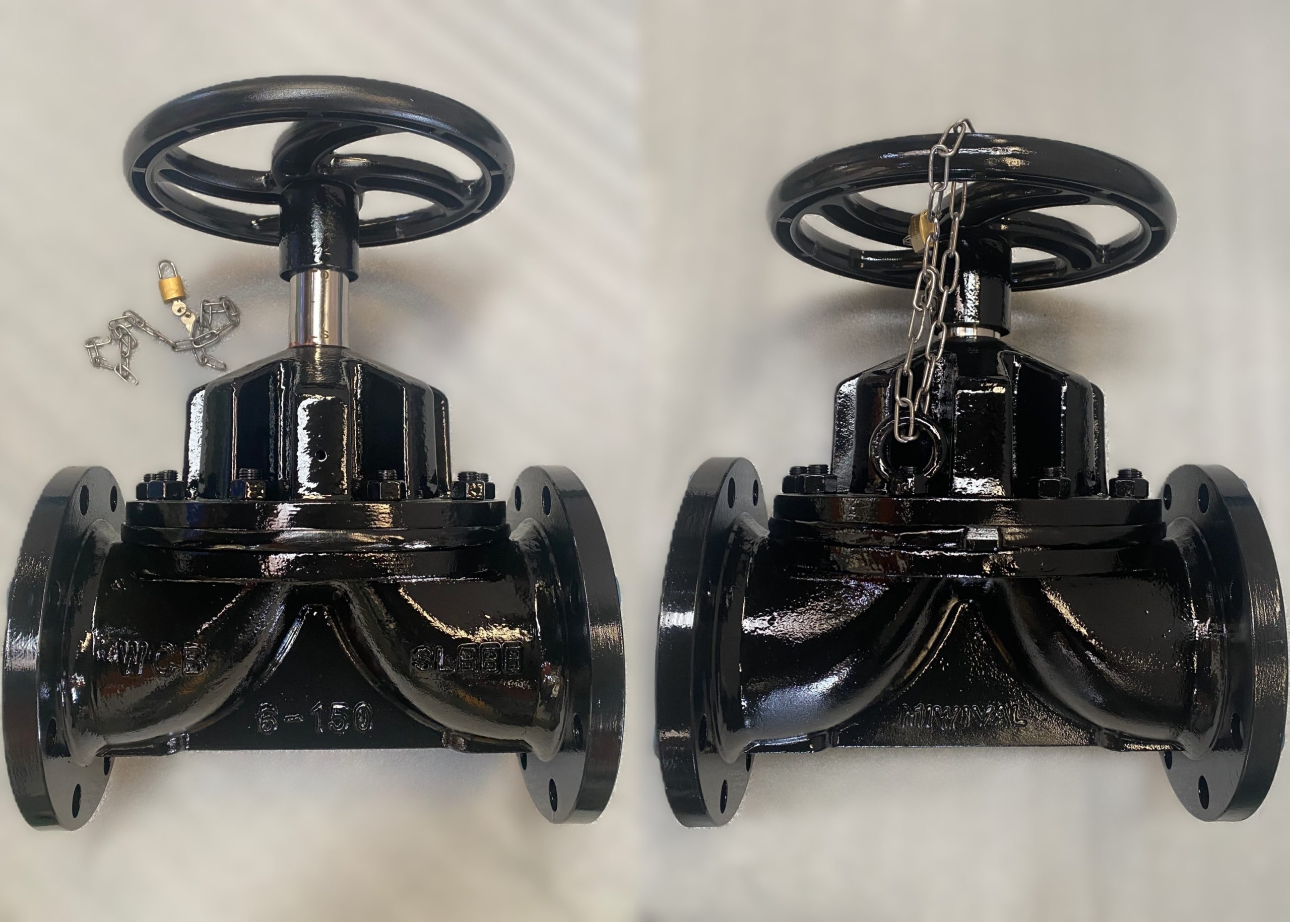 Diaphragm Valves with Lock