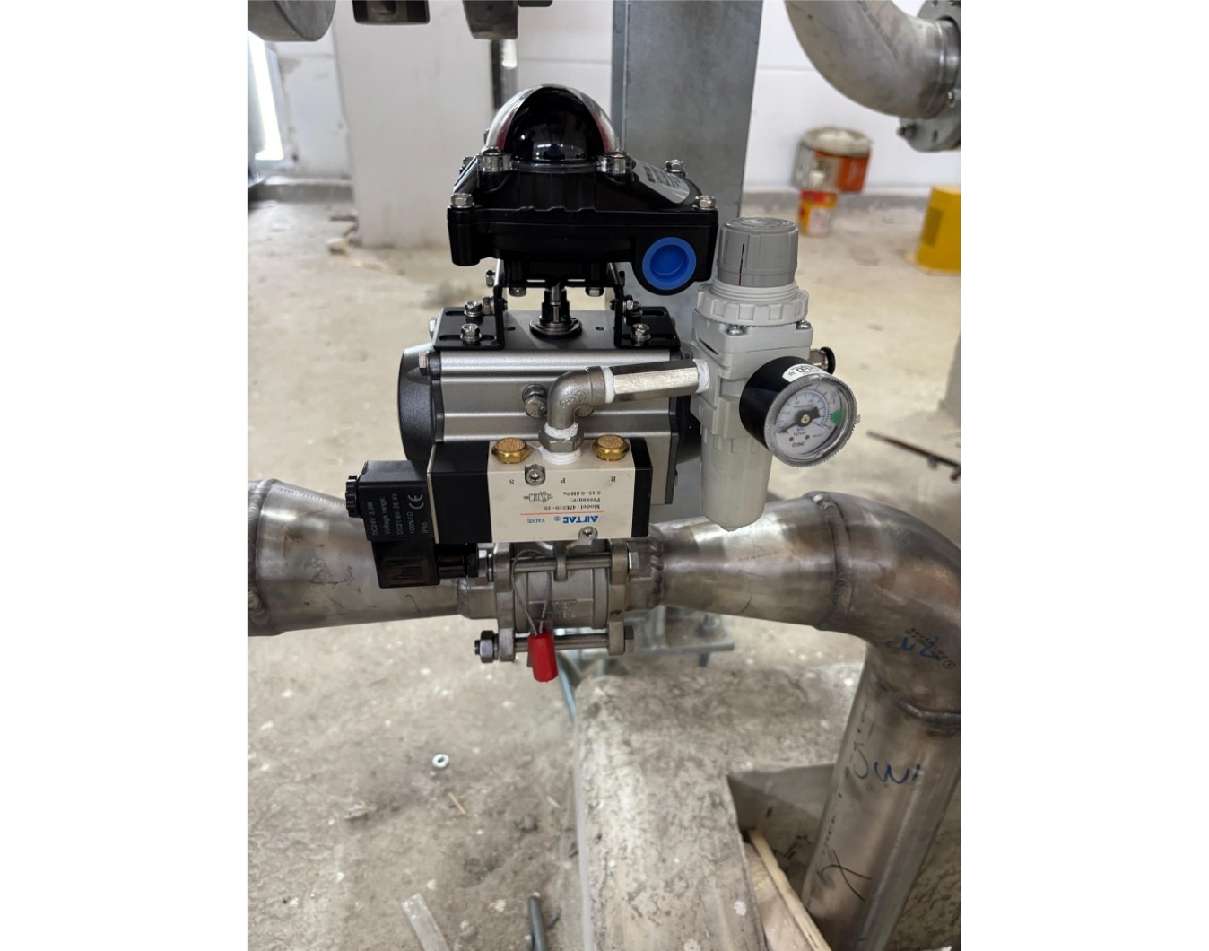 SW Ball Valves Installed at the Paper Mill Site