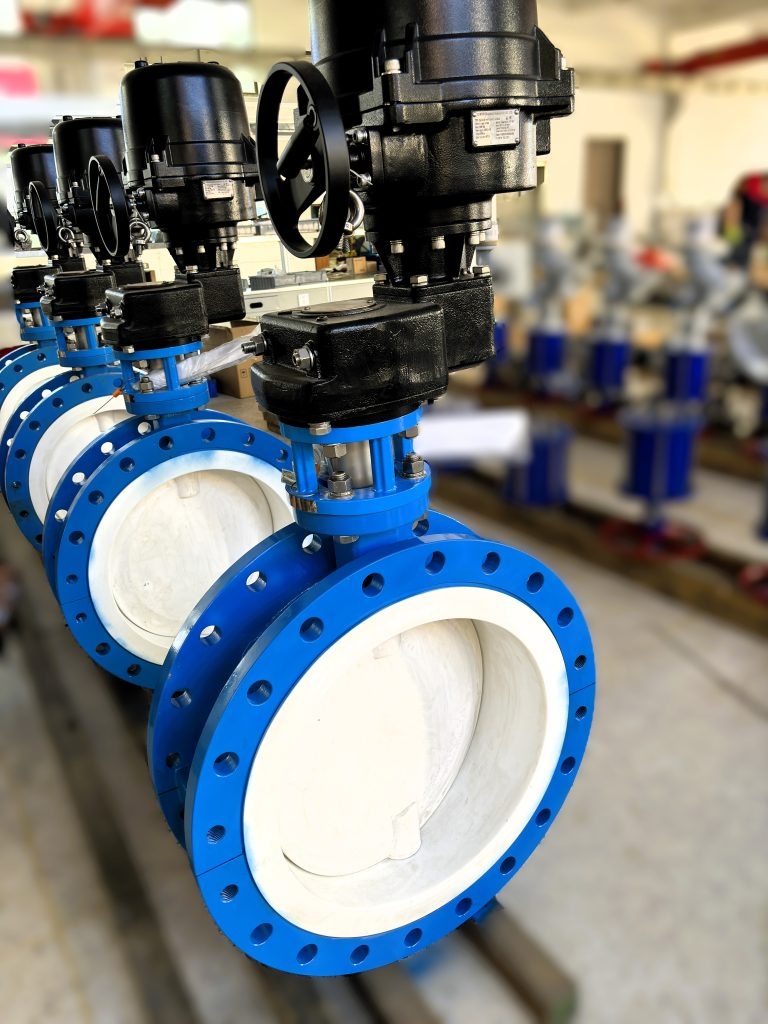 Fluoroethylene Lined Butterfly Valve