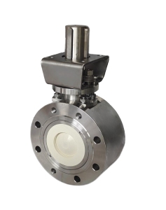 Ceramic Lined Eccentric Rotary Plug Control Valve