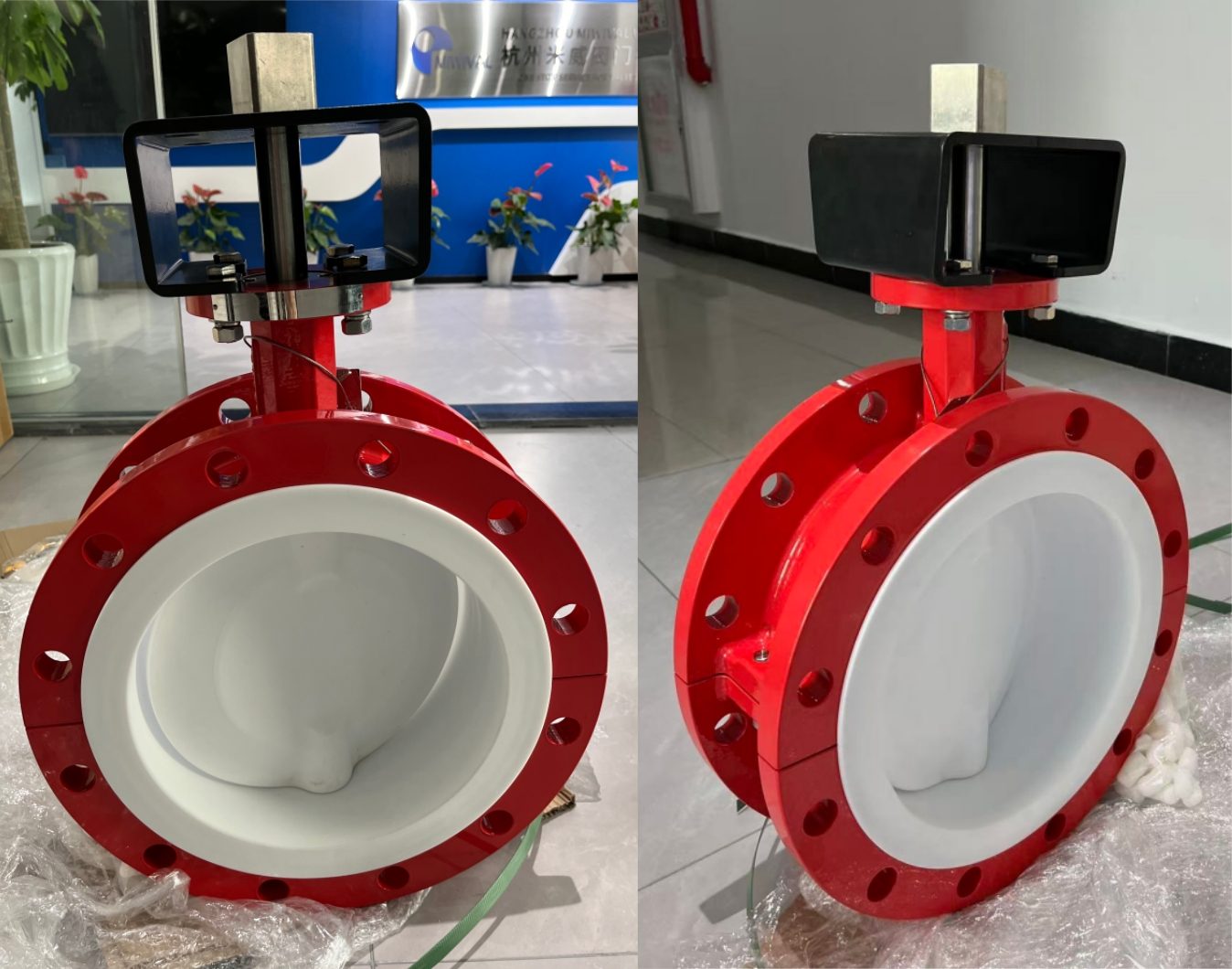 PTFE Lined  Butterfly Valves for Chemical Plants