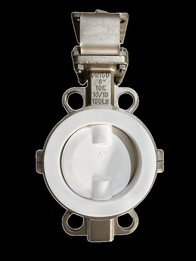 Fluoroethylene Lined Butterfly Valve