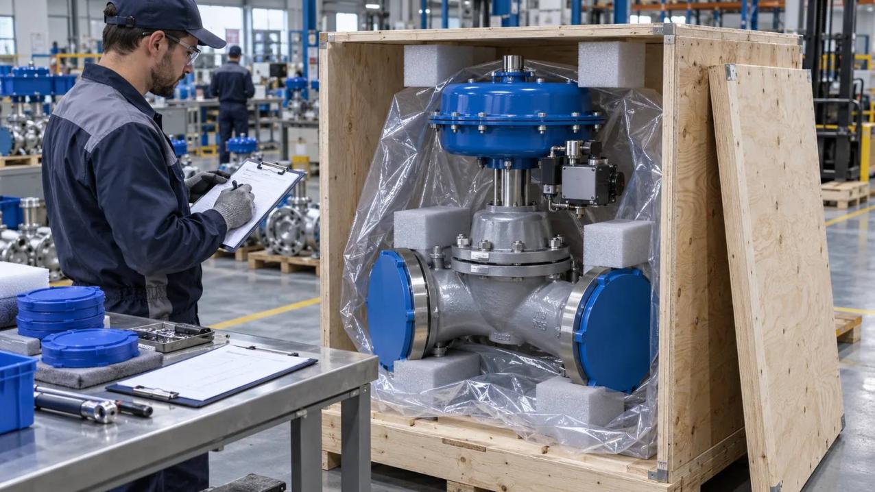 Miwival official diaphragm valve page hero image showing a wastewater treatment facility